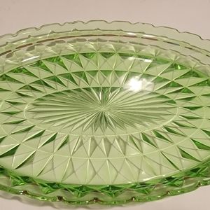 Vintage Uranium Serving tray